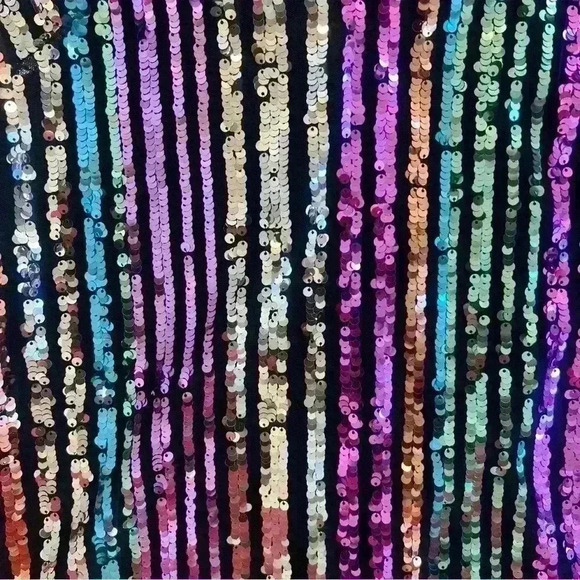 Halogen X Atlantic Pacific Women’s Multi Color Sequin Dress Size Medium - Picture 8 of 13